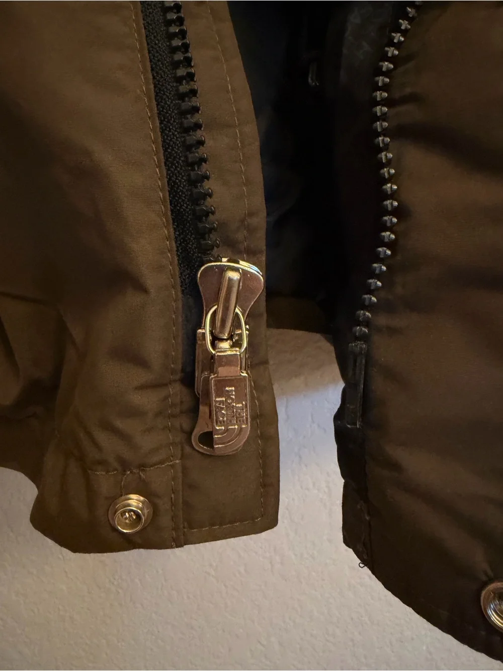 The North Face Olive Brown Men's Raincoat